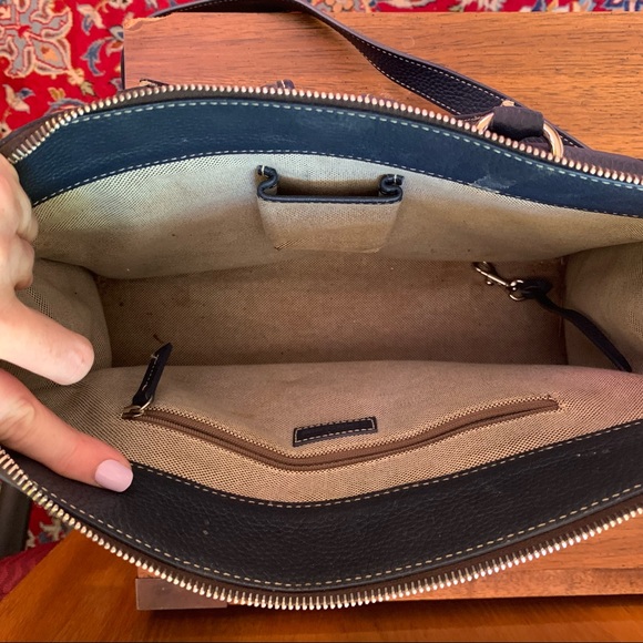 Large Dooney & Bourke Navy Blue Purse - Picture 6 of 11